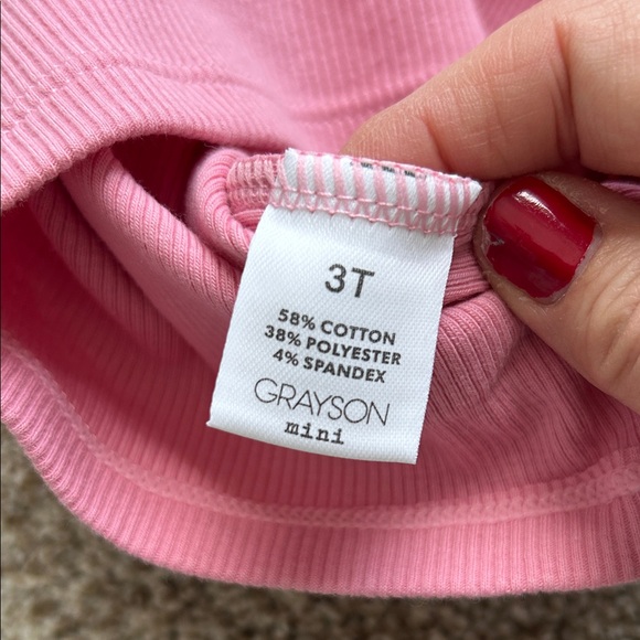 NWT Grayson Mini Pink Coastal Cowgirl Tee, Size 3T - Picture 5 of 5